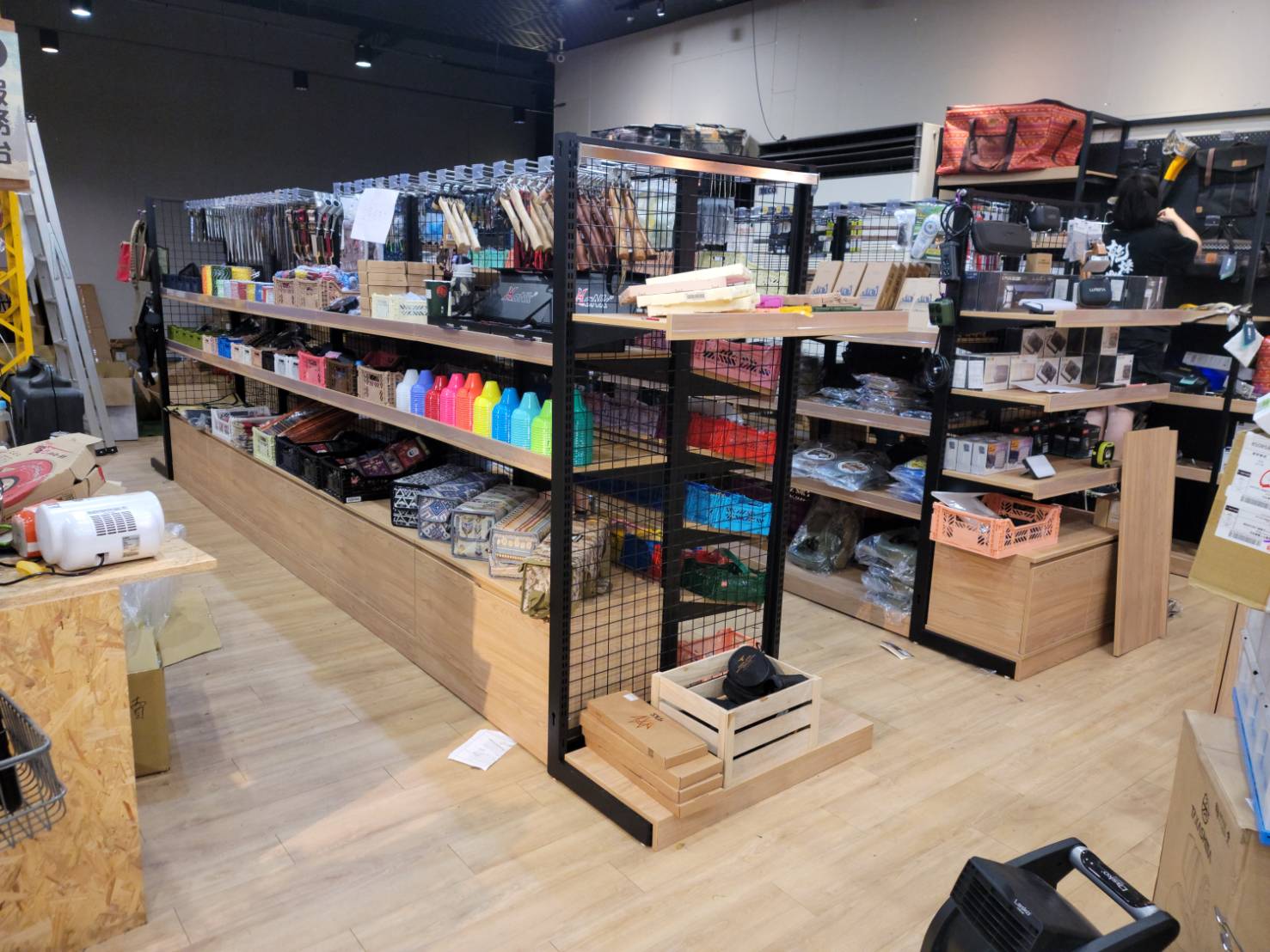 不同展示架預算配置示意